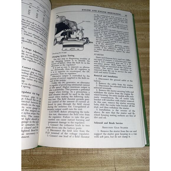 Dart & Demon CHILTON’s Repair & Tune Up Guide 1965-1972 Hard Cover - Picture 9 of 10